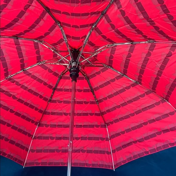Marc Jacobs Red Compact Foldable Umbrella - Picture 5 of 6